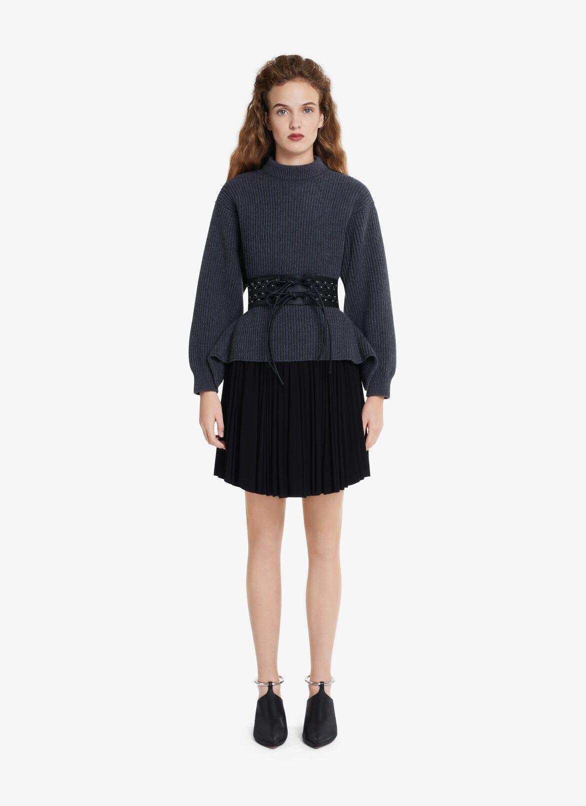 Cardigan ALAÏA DARK GREY CARDIGAN